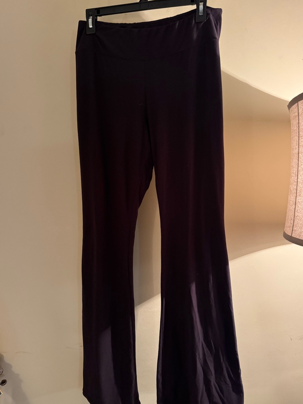 Women’s Black Wide-Leg Stretch Pants